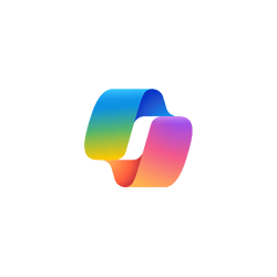 Copilot icon in hexagon